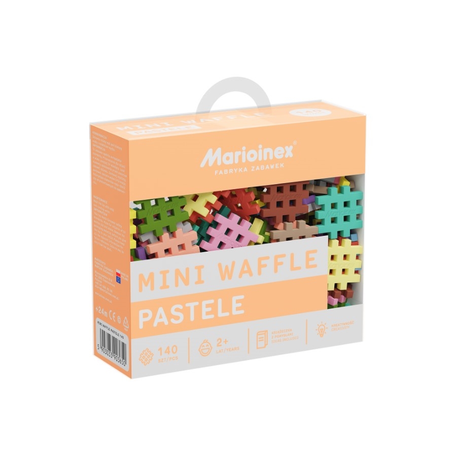 MARIOINEX KLOCKI WAFLE PASTEL 140