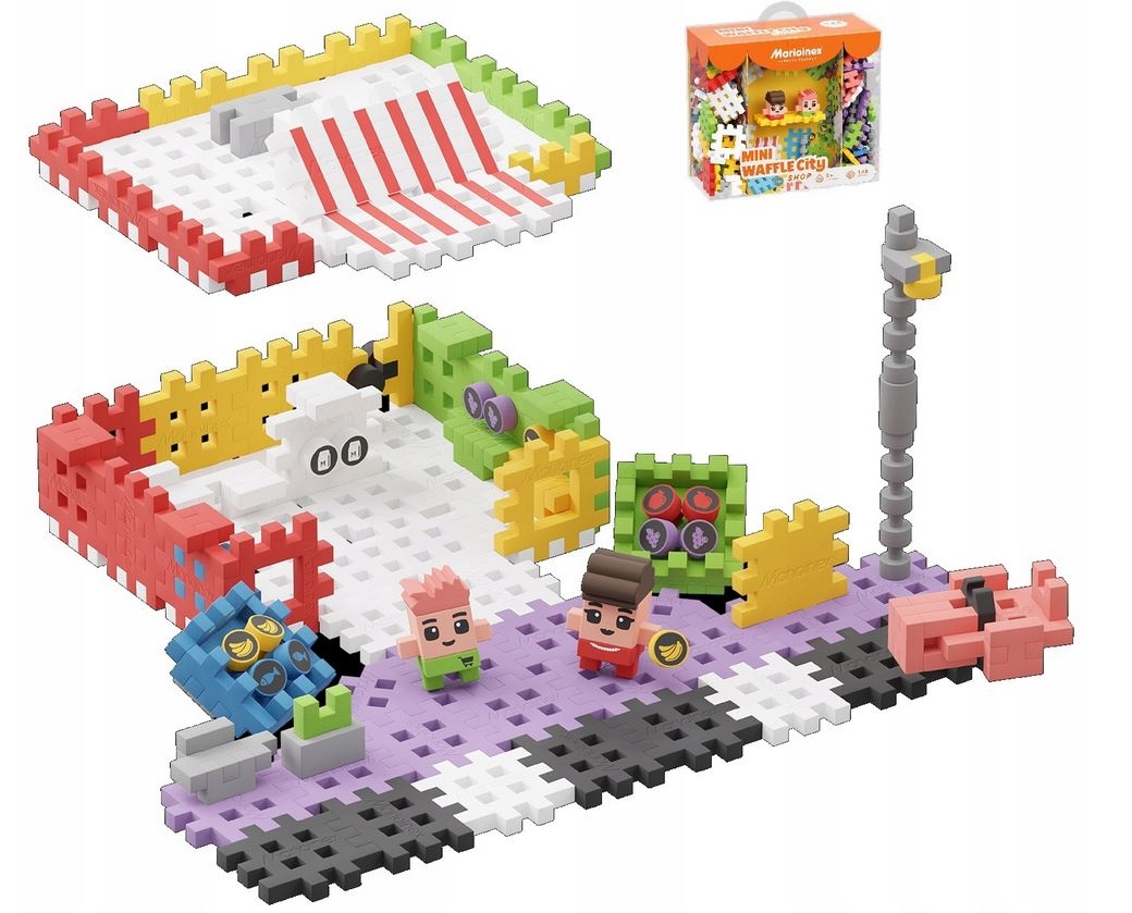 MARIOINEX KLOCKI WAFLE MINI SKLEP 148EL
