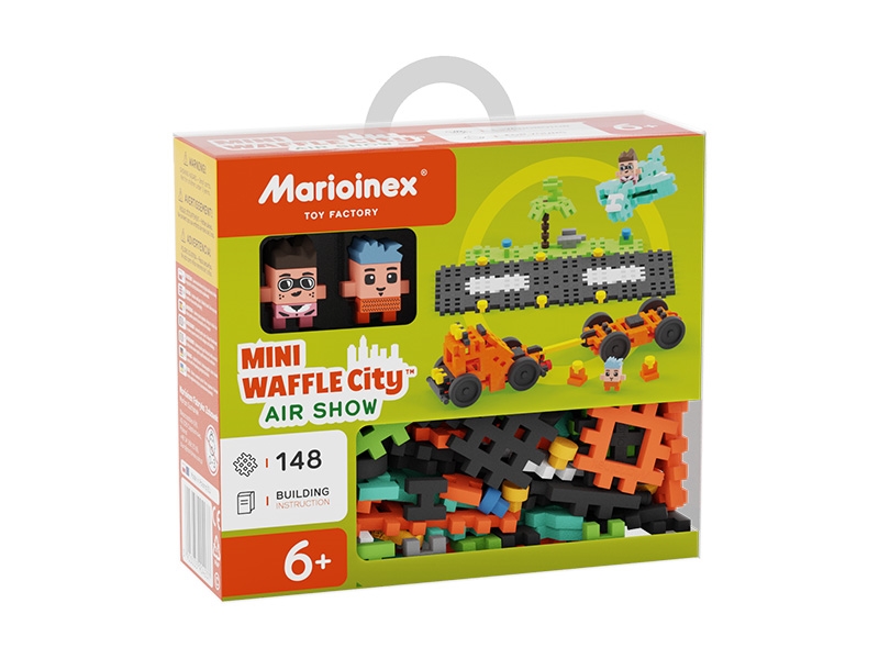 MARIOINEX KLOCKI WAFLE MINI POKAZ LOTNICZY