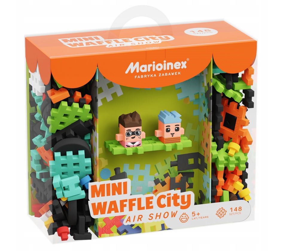 MARIOINEX KLOCKI WAFLE MINI POKAZ LOTNICZY