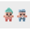 MARIOINEX KLOCKI WAFLE MINI KSIĘŻNICZKI