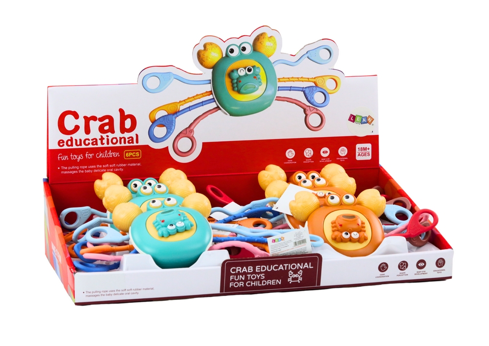 Interaktywny Sensoryczny Krab Edukacyjny Gryzak Dl
