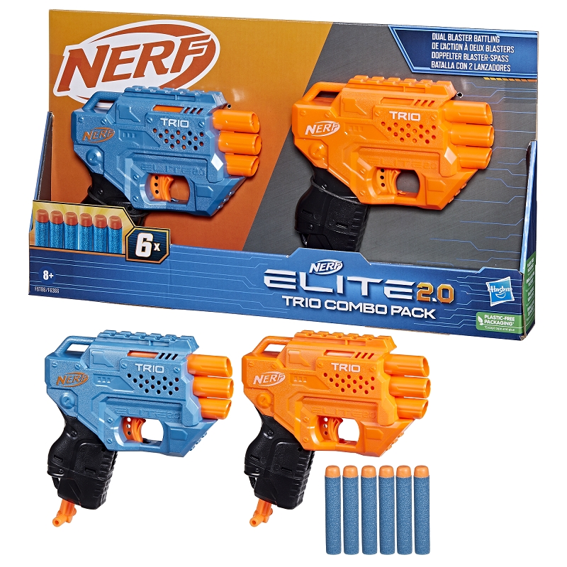*****NERF ELITE 2.0 Trio Cobo Pack F6786 F6366