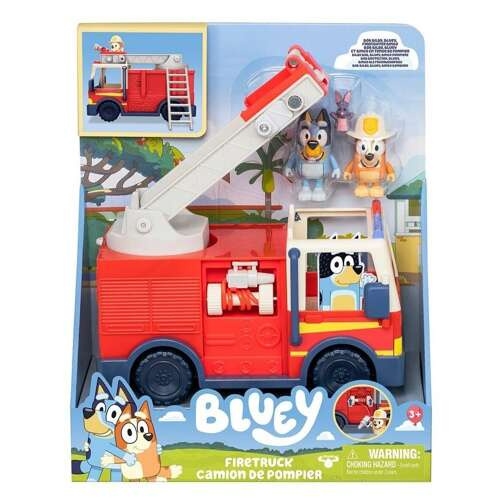 BLUEY ZESTAW WÓZ STRAŻACKI 1 FIG