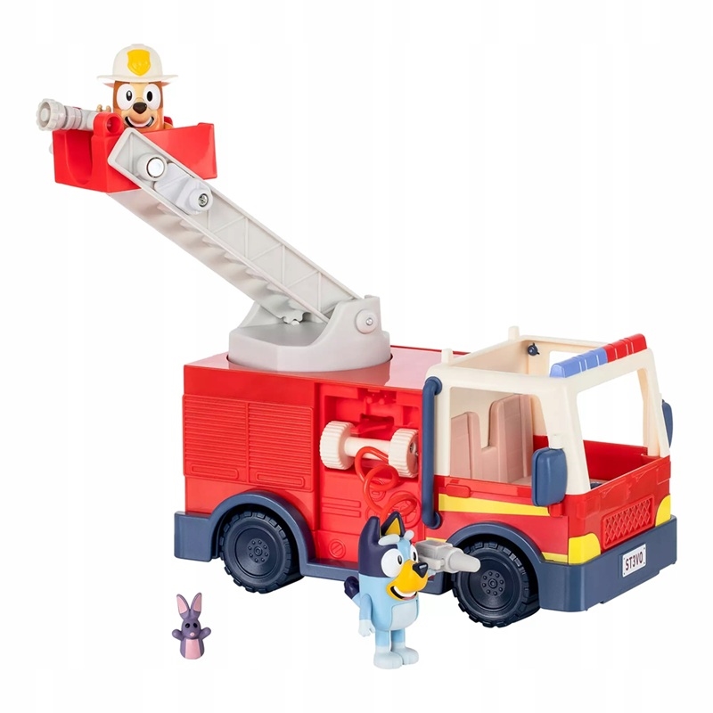 BLUEY ZESTAW WÓZ STRAŻACKI 1 FIG