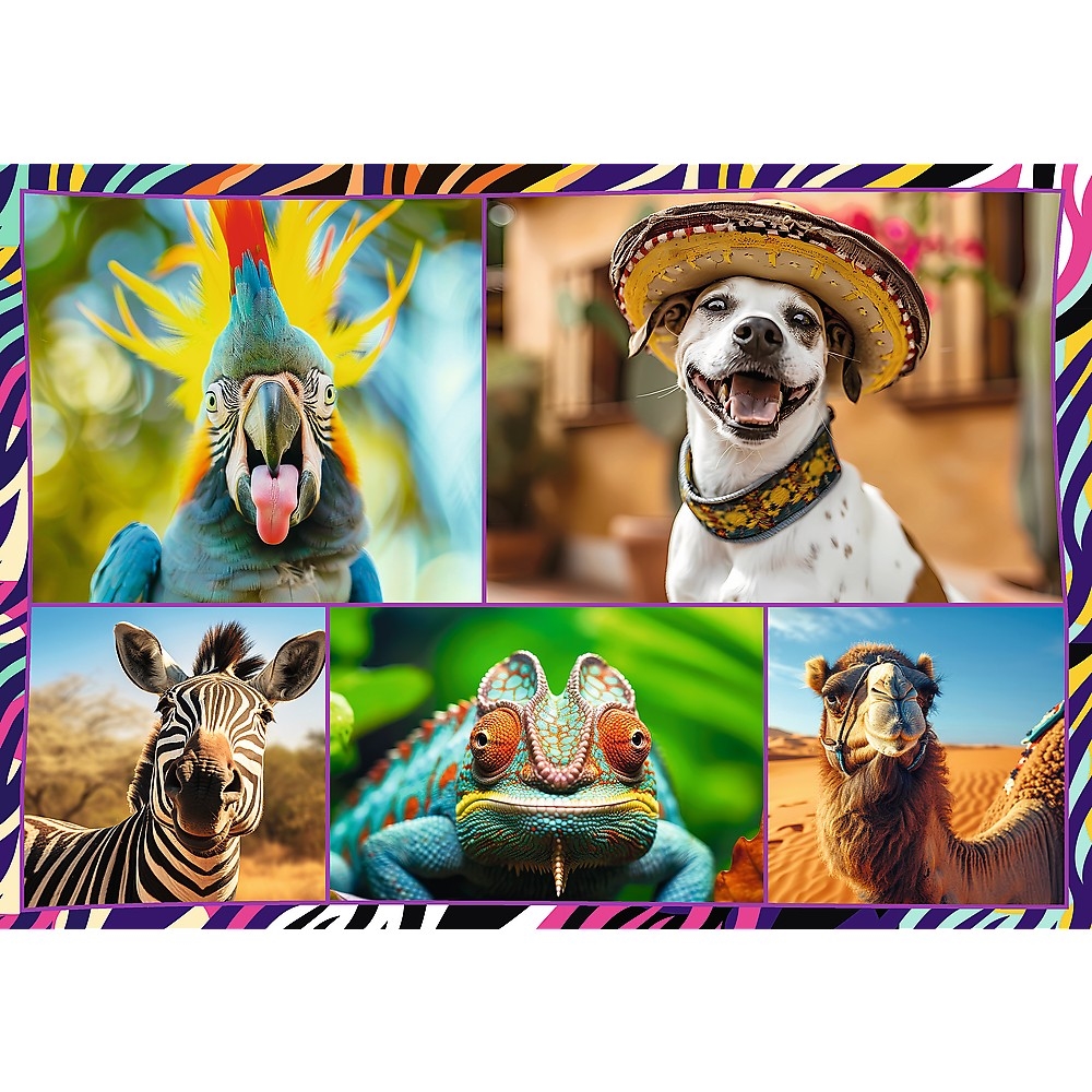 TREFL PUZZLE ZWIERZAKI 4X250