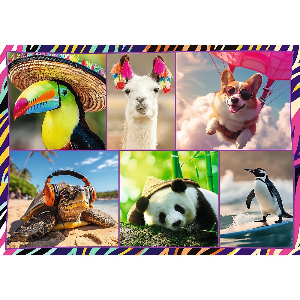 TREFL PUZZLE ZWIERZAKI 4X250