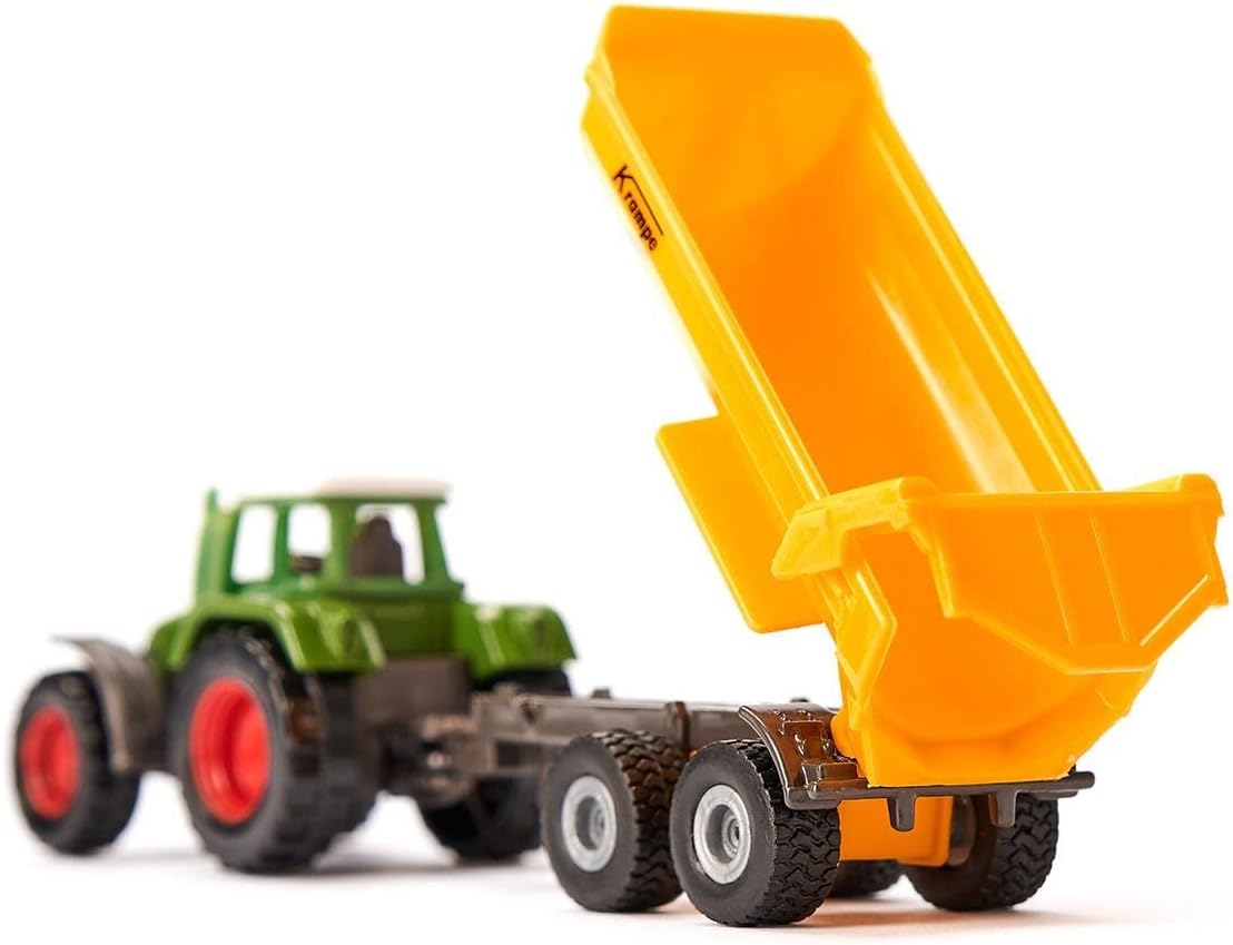 SIKU 1605 TRAKTOR FENDT Z WYWROTKĄ KOLEBOWĄ KRAMPE