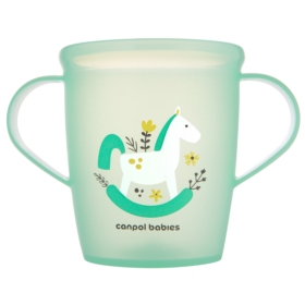 CANPOL BABIES KUBEK OTWARTY+UCHWYT 250ML ZIEL