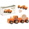 Drewniany Edukacyjny Traktor Klocki 15351