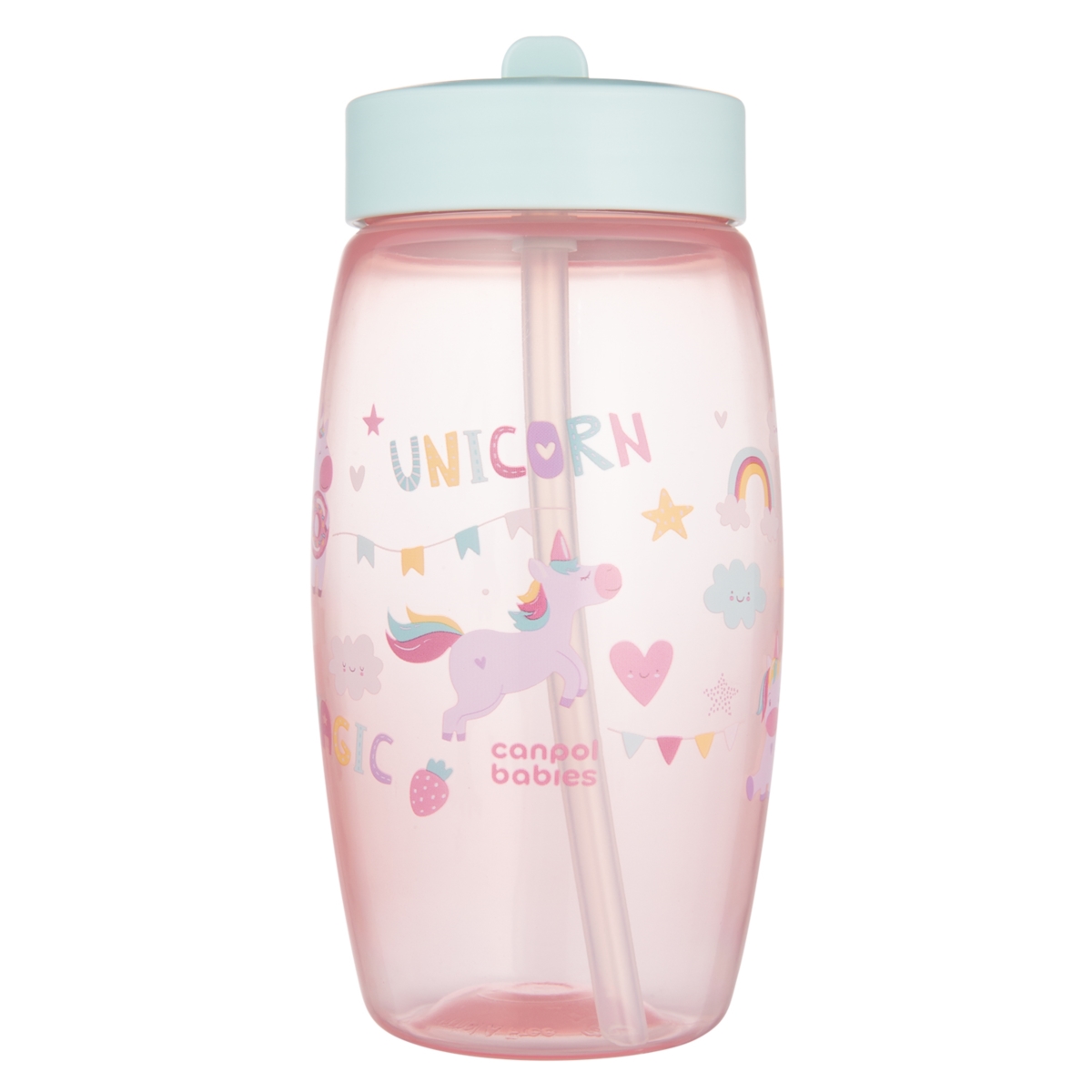 CANPOL BIDON Z USTNIKIEM 400ML 56/618 PINK