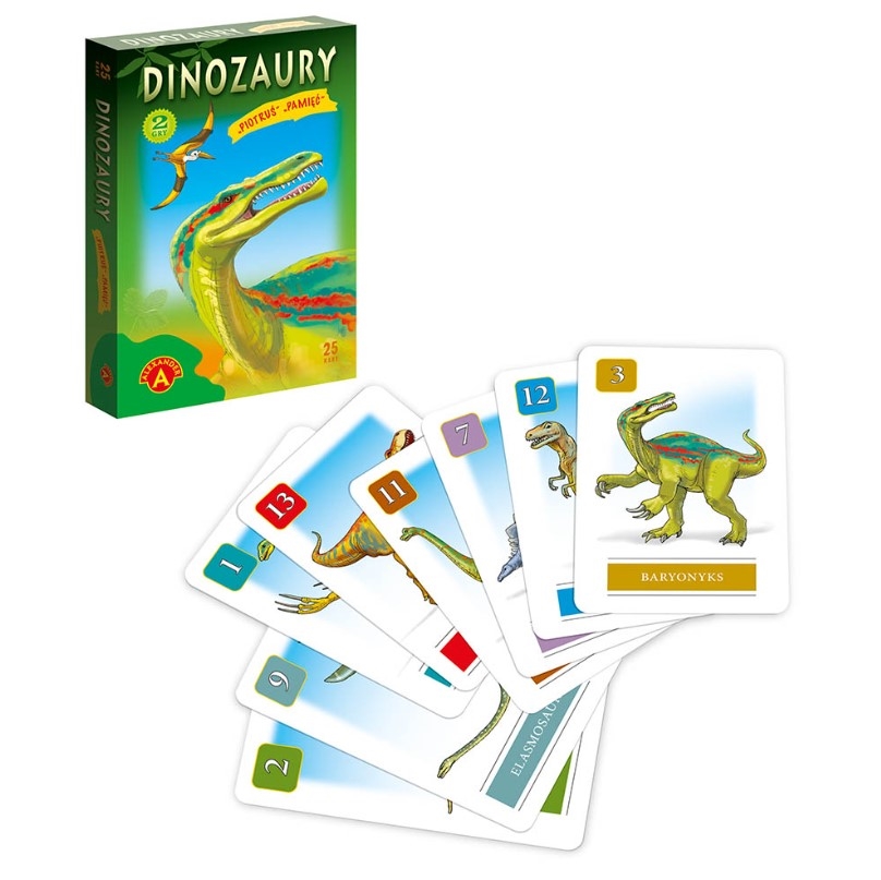 Karty Piotruś dinozaury 04885