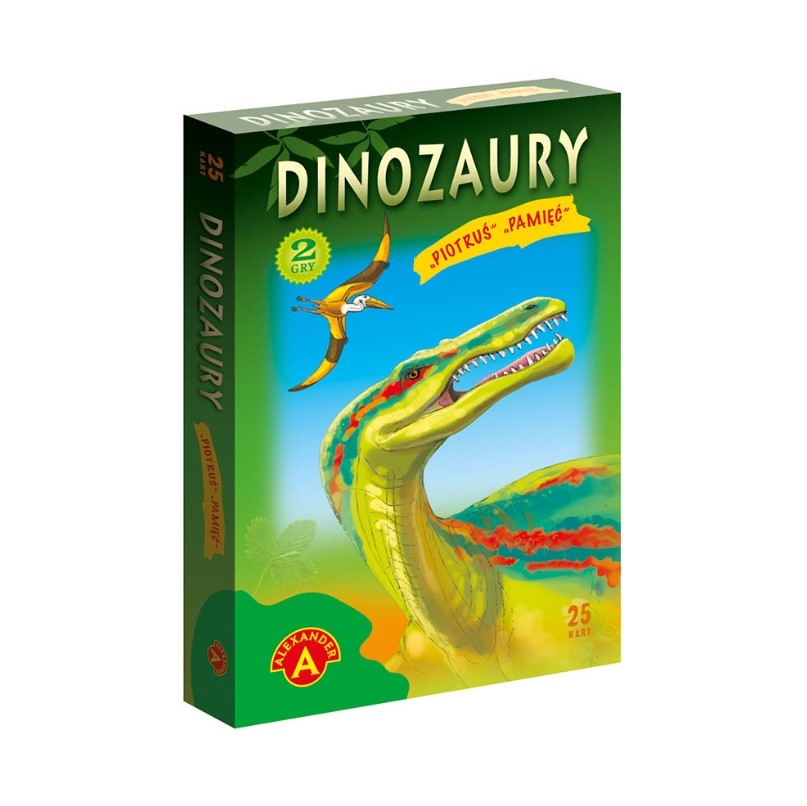 Karty Piotruś dinozaury 04885