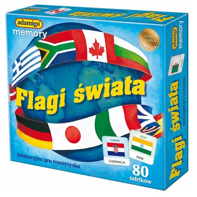 Flagi Gra memory Adamigo 07332