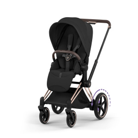 CYBEX E-PRIAM 5.0 STYLE SEPIA BLACK ROSEGOLD 2W1
