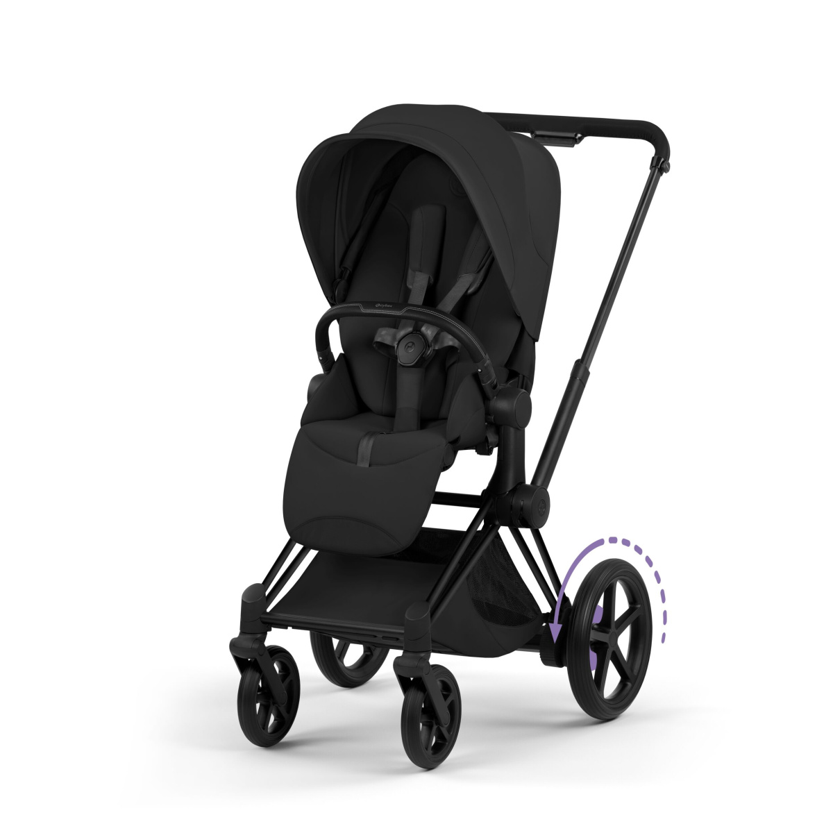 CYBEX E-PRIAM 5.0 STYLE SEPIA BLACK MATT BLACK 2W1