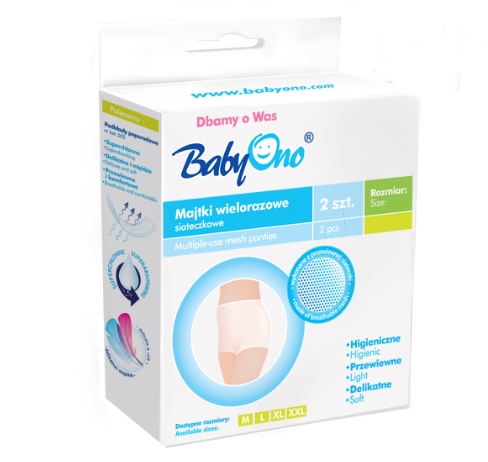 BABYONO MAJTKI POPORODOWE WIELORAZOWE XXXL