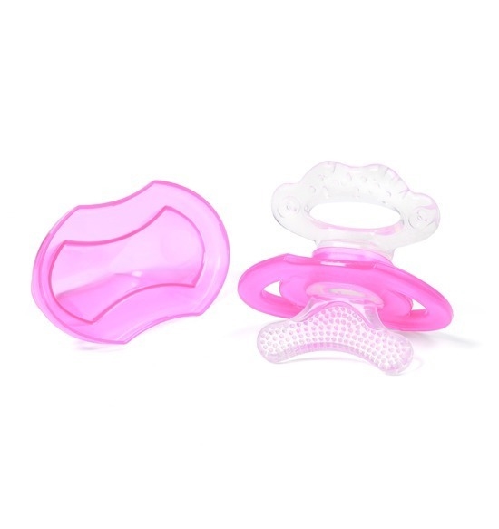 BABYONO GRYZAK SILIKONOWY RÓŻOWY 1008/02