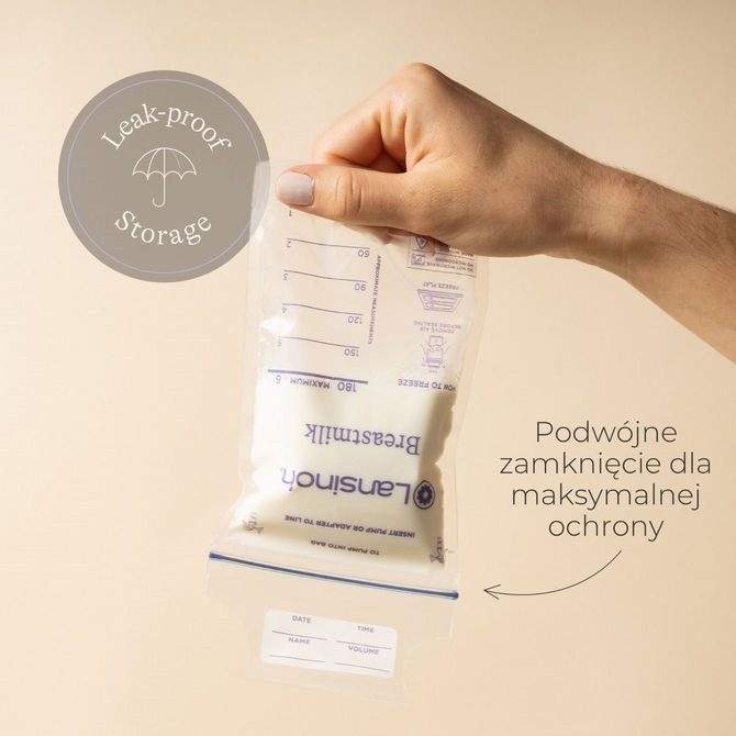 LANSINOH WORECZKI DO PRZECHOWYWANIA POKARMU