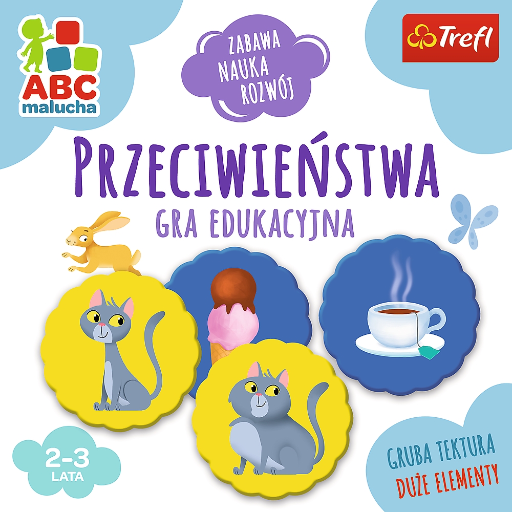 Gra Edukacyjna Pojazdy z Serii ABC Malucha Trefl 0