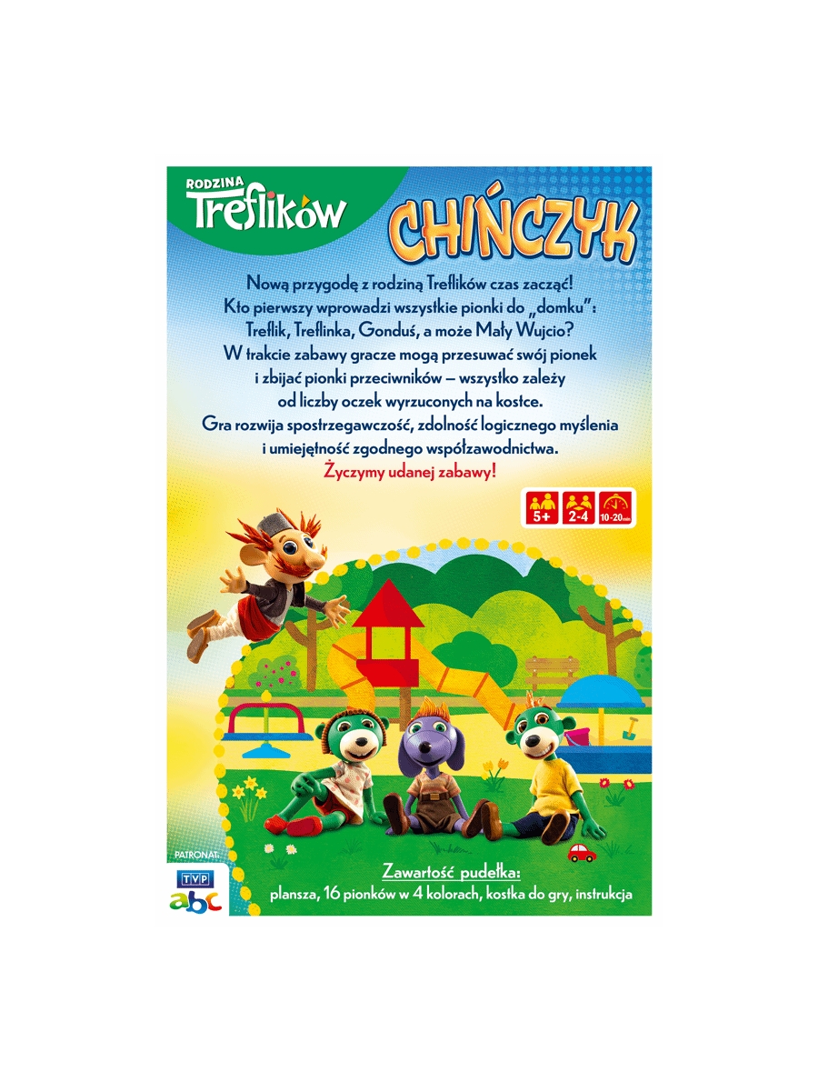 Gra Chińczyk z Rodziną Treflików 02069