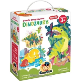 CZUCZU PUZZLE PROGRESYWNE DINOZAURY