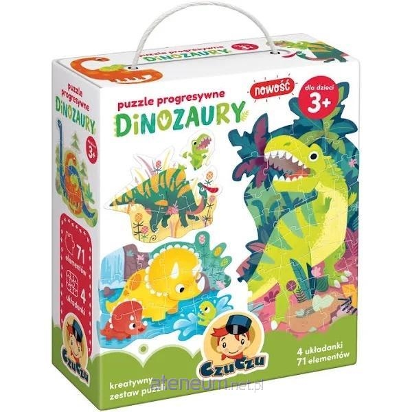 CZUCZU PUZZLE PROGRESYWNE DINOZAURY