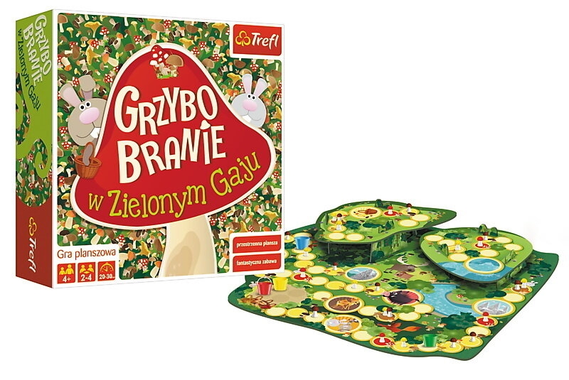 Gra Planszowa Grzybobranie W Zielonym Gaju Trefl 0