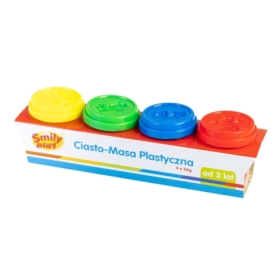 SMILY PLAY CIASTOLINA-MASA PLASTYCZNA 4SZT.