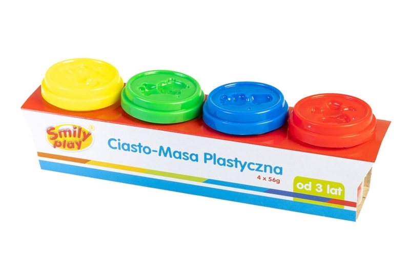 SMILY PLAY CIASTOLINA-MASA PLASTYCZNA 4SZT.