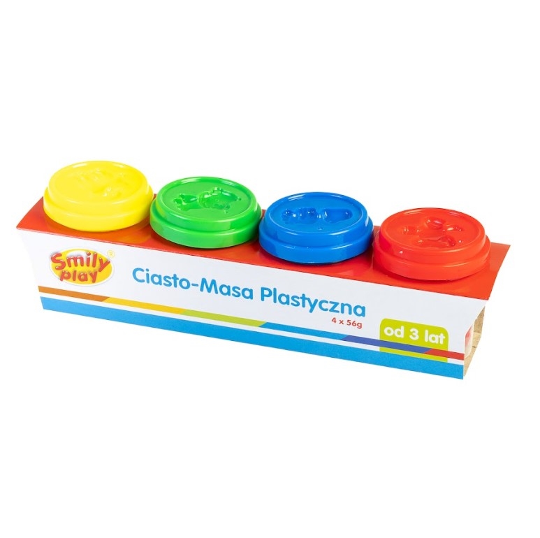 SMILY PLAY CIASTOLINA-MASA PLASTYCZNA 4SZT.