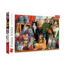 Puzzle 1000 el. Kocie Spotkanie Trefl 10555