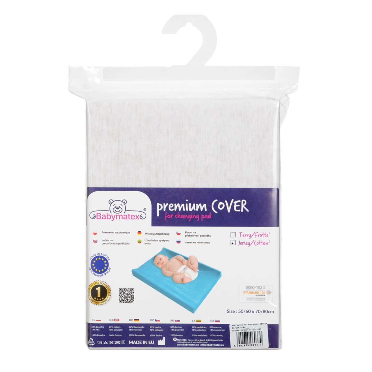 BABYMATEX POKROWIEC NA PRZEWIJAK JERSEY