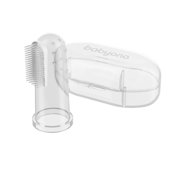BABYONO SZCZOTECZKA SILIKONOWA NA PALEC 723/01