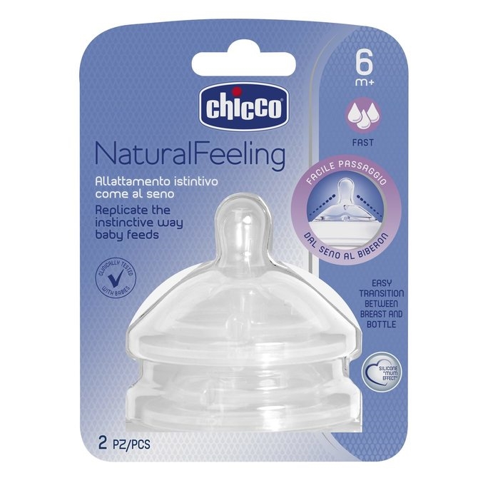 CHICCO SMOCZEK DO BUTELKI NATFEEL 6+ SZYBKI