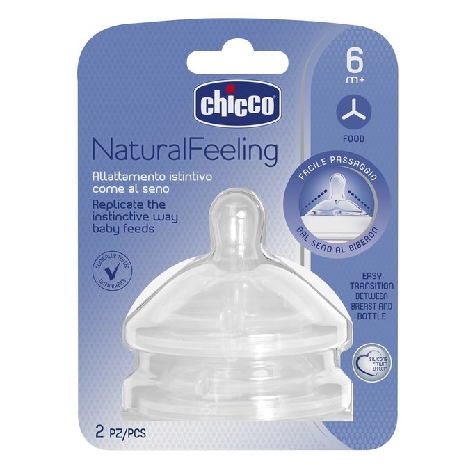 CHICCO SMOCZEK DO BUTELKI NATFEEL 6+ KASZKA