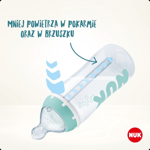 NUK BUTELKA 300ML WSKAŹNIK TEMPERATURY 0-6