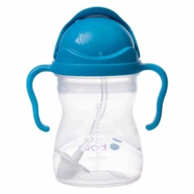 B.BOX BIDON ZE SŁOMKĄ 240ML KOBALTOWY