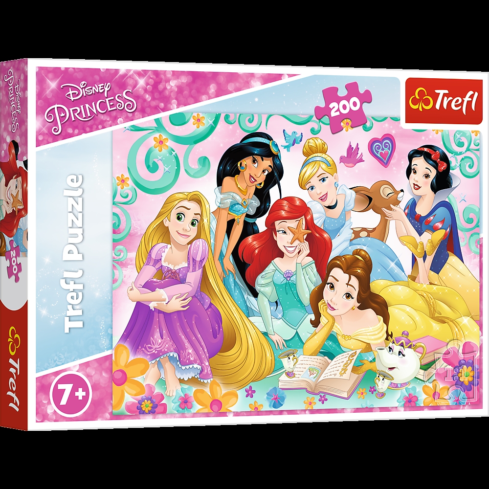 Puzzle - 200 - Radosny świat księżniczek -13268