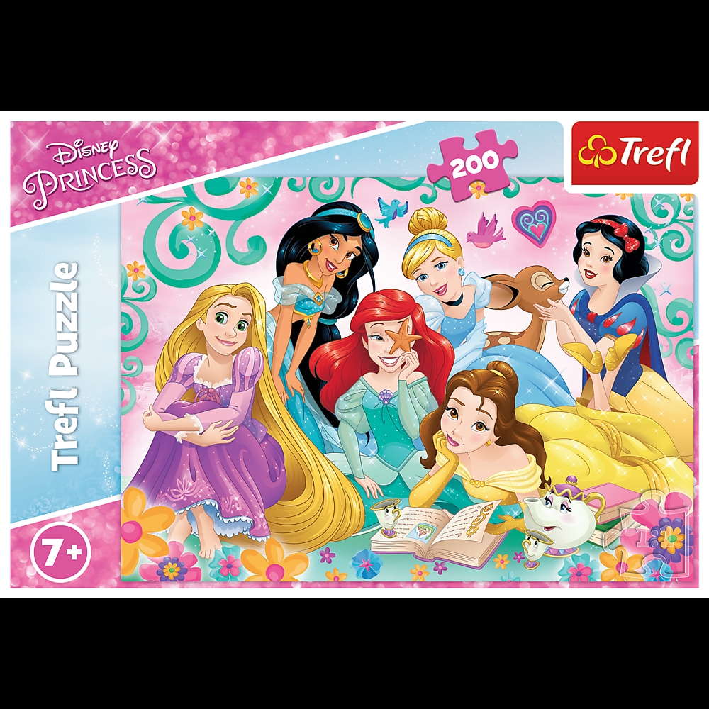 Puzzle - 200 - Radosny świat księżniczek -13268