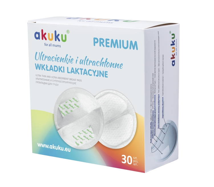 AKUKU WKŁADKI LAKTACYJNE ULTRACIEŃKIE