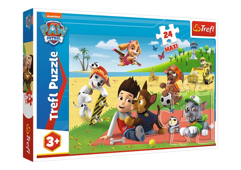 Puzzle - 24 Maxi - Zabawa na kocu - Viacom PAW Pat