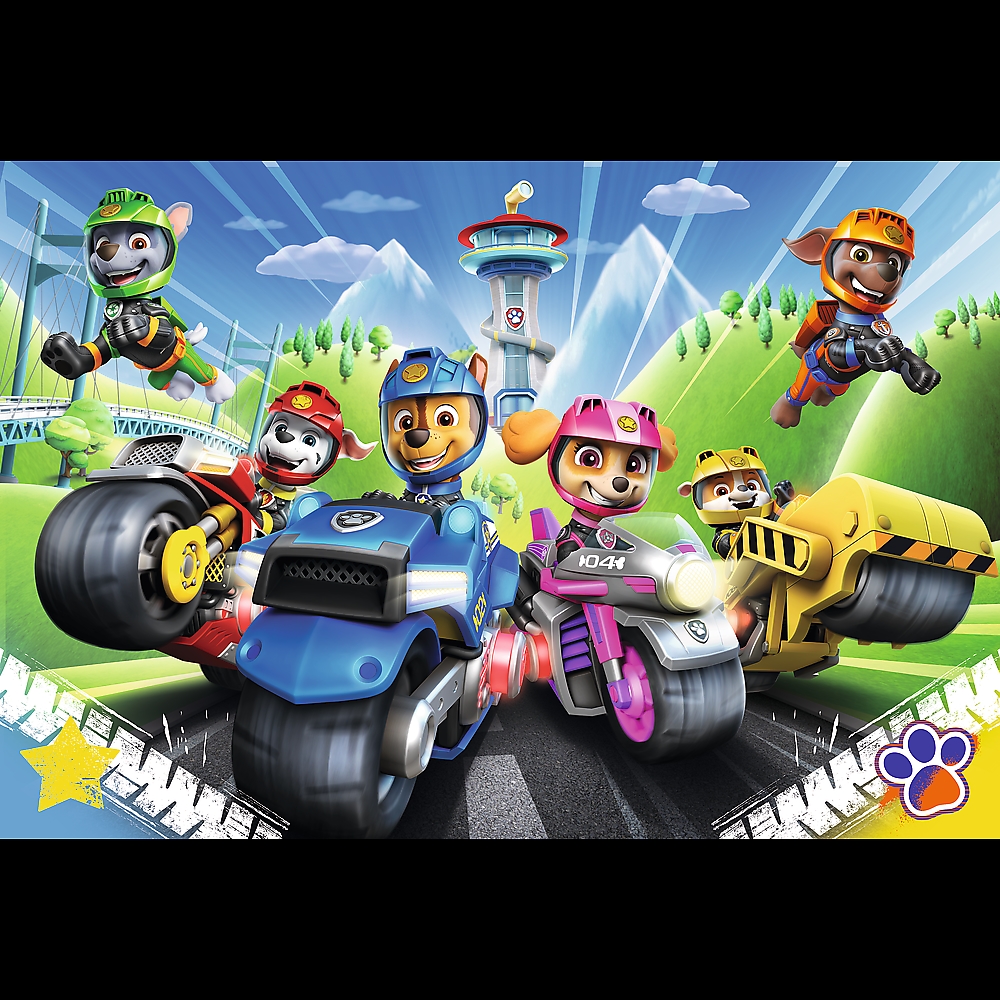Puzzle 100el. Psi Patrol Na Motorach Trefl 16430