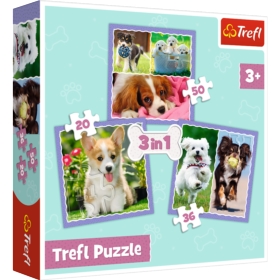 TREFL - PUZZLE 3w1 - UROCZE PIESKI - 34854