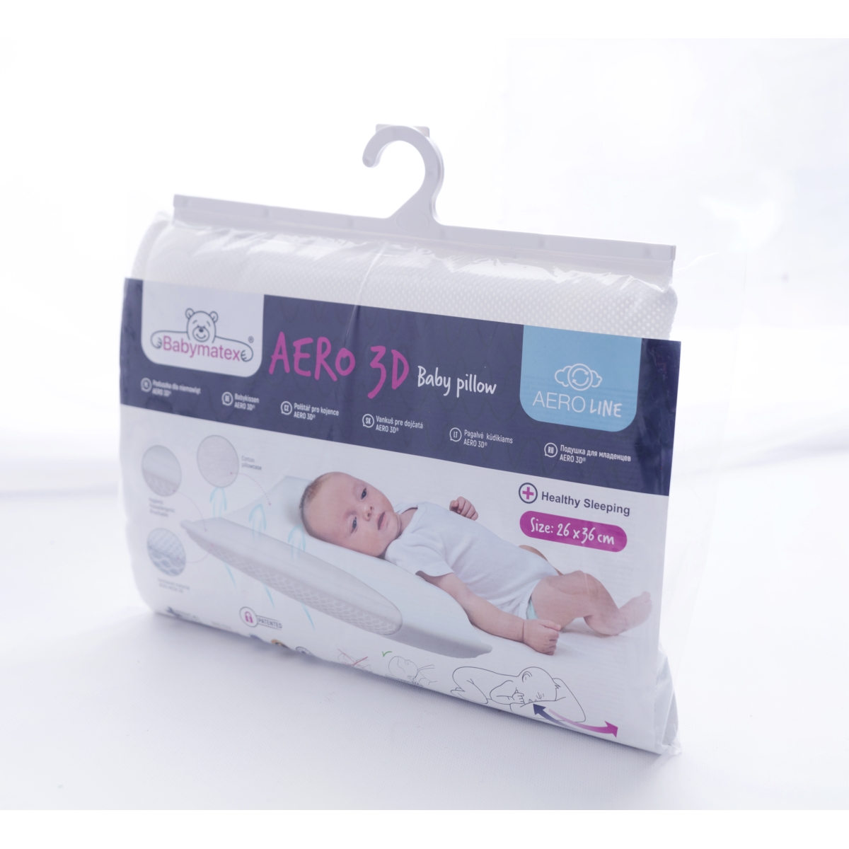 BABY MATEX PODUSZKA DL niemowląt aero 3d
