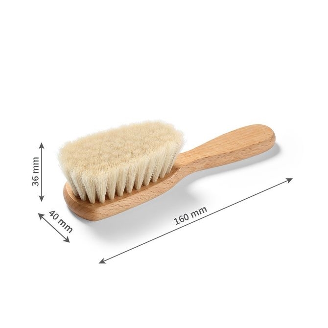 BABYONO SZCZOTKA Z NATURALNEGO WŁOSIA 799
