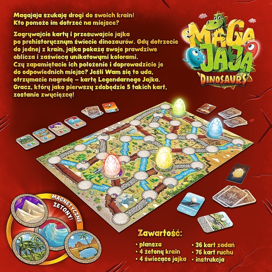 Gra Rodzinna Magajaja Dinosaurs Trefl 02281