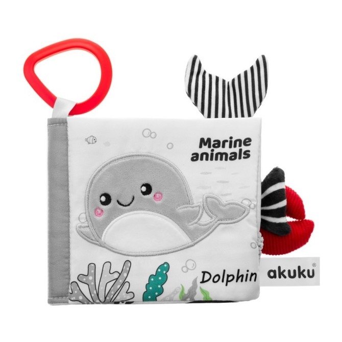 AKUKU KSIĄŻECZKA EDUKACYJNA MARINE ANIMALS