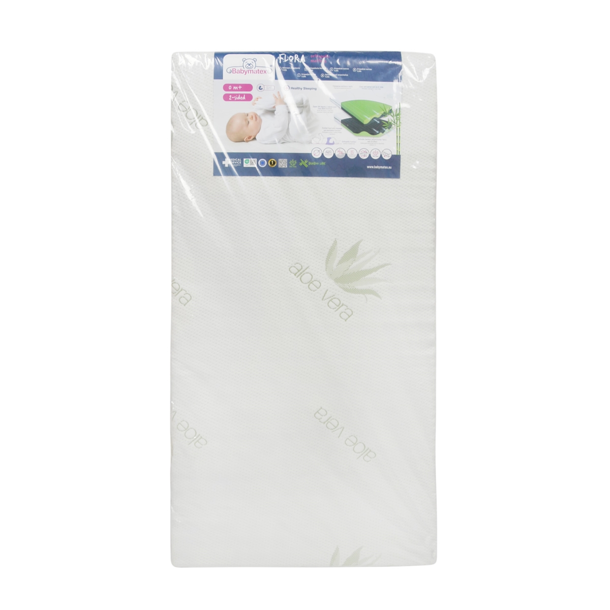 BABYMATEX MATERAC ORTOPEDYCZNY FLORA 120X60