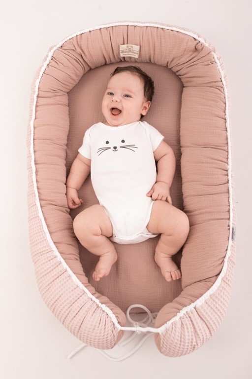BABY MATEX GNIAZDKO/KOKON MUŚLIN 55X80 442/01